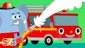 Here Comes The Fire Truck | Kids Songs | Super Simple Songs