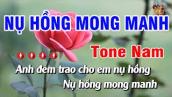 Karaoke Nụ Hồng Mong Manh Tone Nam | Nhạc Sống Nguyễn Linh