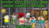 Shinchan And His Friends Got Trapped Inside The HARDEST PRISON In MINECRAFT🔥 Got Very Funny😂