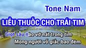 Liều Thuốc Cho Trái Tim (Karaoke Beat) - Tone Nam | Nhan KTV