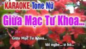 Giữa Mạc Tư Khoa...  Karaoke Tone Nữ | Bản Chuẩn 2020 - Nhạc Sống Thanh Ngân