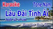Karaoke Lâu Đài Tình Ái Tone Nam | Nhạc Sống Nguyễn Linh