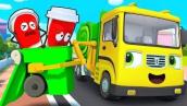 Garbage Truck, Fire Truck, Police Car, Ambulance | Cars for Kids | Kids Songs |Kids Cartoon |BabyBus
