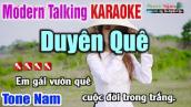 Duyên Quê Karaoke Tone Nam | Phong Cách Modern Talking - Karaoke Nhạc Sống Thanh Ngân