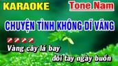 Chuyện Tình Không Dĩ Vãng Karaoke Nhạc Sống Tone Nam Beat Hay | Hoài Phong Organ