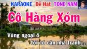 Karaoke Cô hàng xóm Tone Nam Nhạc Sống gia huy beat