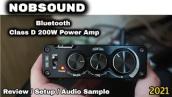 Nobsound 200W Mini Bluetooth 5.0 Digital Amplifier HiFi Stereo Audio Power Amp for Home Speakers