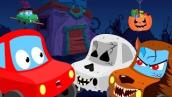 Little Red Car| trick or treat| Halloween videos for children