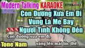 LK Con Đường Xưa Em Đi Modern Talking Karaoke Tone Nam - Karaoke Nhạc Sống Thanh Ngân