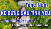 Kẻ Đứng Sau Tình Yêu (Karaoke Beat) - Tone Nam | Nhan KTV