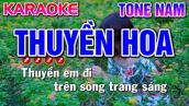 Thuyền Hoa Karaoke Nhạc Sống Tone Nam ( BẢN PHỐI HAY ) - Tình Trần Organ
