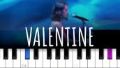 Valentine ~ Laufey (piano tutorial)