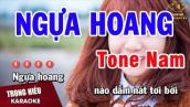 Karaoke Ngựa Hoang Tone Nam Nhạc Sống | Trọng Hiếu