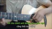 Karaoke Dù Cho Mai Về Sau (Guitar solo beat tone nam) - buitruonglinh