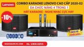 Combo karaoke Lenovo cao cấp 2020-02 hiện đại nhất 2020, amply đa chức năng kèm micro BIK
