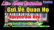 Liên Khúc Gửi Về Quan Họ Karaoke MV | Cha Cha - Nhạc Sống Thanh Ngân