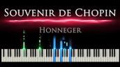 HONEGGER | SOUVENIR DE CHOPIN  ► Classical Piano Cover 🎹 Tutorial Visualizer 🎹