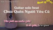 Karaoke Chưa Quên Người Yêu Cũ - Hà Nhi Guitar Solo Beat Acoustic | Anh Trường Guitar
