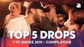 TOP 5 DROPS 😱 Grand Beatbox 7 TO SMOKE Battle 2019