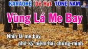 Karaoke Vùng Lá Me Bay Tone Nam Nhạc Sống gia huy beat