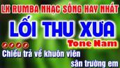 Lối Thu Xưa Karaoke Nhạc Sống Tone Nam | Liên Khúc Rumba Trữ Tình Hay Nhất - Tình Trần Organ
