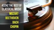 Best Classical Music 432Hz 》Mozart • Beethoven • Bach • Chopin 》Piano Violin \u0026 Orchestral