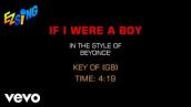 Beyonce - If I Were A Boy (Karaoke)