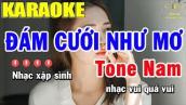 Karaoke Đám Cưới Như Mơ Tone Nam Nhạc Sống | Trọng Hiếu