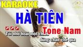 Karaoke Hà Tiên Tone Nam Nhạc Sống | Trọng Hiếu