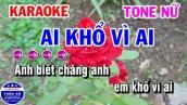 Karaoke Nhạc Sống Ai Khổ Vì Ai Tone Nữ 143 | Karaoke Tuấn Cò