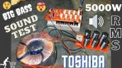 Sound Check High Bass 500w Board Original Toshiba Ultra Loud Bass In 18inch Subwoofer 🤯🤯