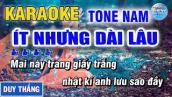 Karaoke Ít Nhưng Dài Lâu  Tone Nam - Karaoke Duy Thắng