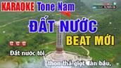Đất Nước Karaoke 2023 Tone Nam | Nhạc Sống Thanh Ngân - Beat Phối Mới