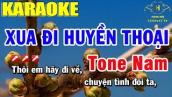 Karaoke Xua Đi Huyền Thoại Tone Nam Nhạc Sống Âm Thanh Chuẩn | Trọng Hiếu