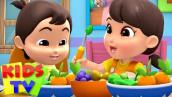 Vegetables Song | Healthy Eating Habits | Nursery Rhymes \u0026 Baby Cartoon Songs - Kids Tv
