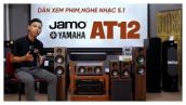 Chi Tiết, Chất Âm Và Trải Nghiệm Dàn Xem Phim, Nghe Nhạc 5.1 Yamaha / Jamo AT12