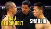When A BJJ Black Belt \u0026 A Shaolin Monk Meet In MMA 😱