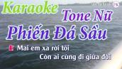 Karaoke Phiến Đá Sầu (Bossa Nova) - Tone Nữ (Rê Thứ Dm) - Quốc Dân Karaoke