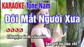 Đôi Mắt Người Xưa Karaoke Trữ Tình | Karaoke Tone Nam - Nhạc Sống Thanh Ngân