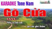 Gõ Cửa Karaoke | Tone Nam - Nhạc Sống Thanh Ngân