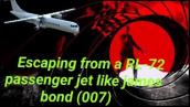 Escaping A RL-72 Passenger Jet Like JAMES BOND (007)🫡🫡🫡🫡😱😱😱😱😱😱😱😱😱😱😱😱😱😱😱 #jamesbond