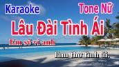 Karaoke Lâu Đài Tình Ái Tone Nữ | Nhạc Sống Nguyễn Linh