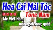 Hoa Cài Mái Tóc Remix Tone Nam ( Nhạc Sống Remix Cực Hay ) Huỳnh Anh