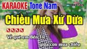 Chiều Mưa Xứ Dừa Karaoke Tone Nam - Karaoke Nhạc Sống Thanh Ngân
