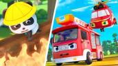 Super Firefighter Rescue Team | Police Car, Ambulance | Nursery Rhymes | Kids Songs | BabyBus