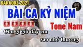 Karaoke Bài Ca Kỷ Niệm Tone Nam Nhạc Sống | Phú Nhuận Organ