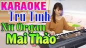 Karaoke Nhạc Sống Đàn Organ Đặc Biệt 2021 - Lk Cha Cha Cha Trữ Tình Dễ Hát | Nữ Organ Mai Thảo