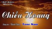 Karaoke - CHIỀU HOANG Tone Nam | Lê Lâm Music
