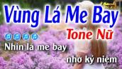 Vùng Lá Me Bay Karaoke Tone Nữ - F#m ( Beat Phối Mới ) Đăng Khôi Karaoke
