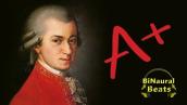 Classical Study Music | Mozart with Alpha Study Aid Embedded - Alpha BiNaural Beats